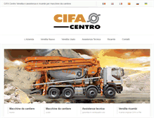 Tablet Screenshot of cifacentro.com